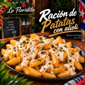 Ración de Patatas con alioli